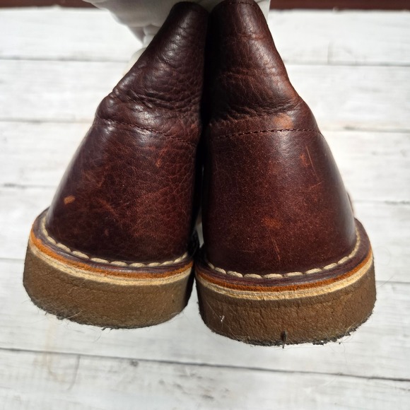 Clarks‎ Desert Boots Mens 9.5M Brown Leather Originals Chukka Crepe Sole 62905 main image 9